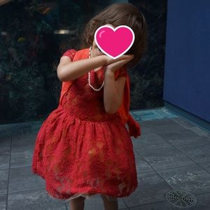 Joyfolie red dress size 3T